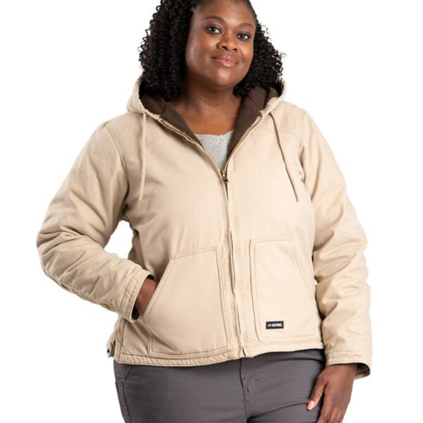 Ladies' Softstone Hooded Coat Thumbnail